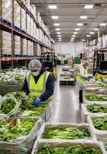Supermarket distribution centers