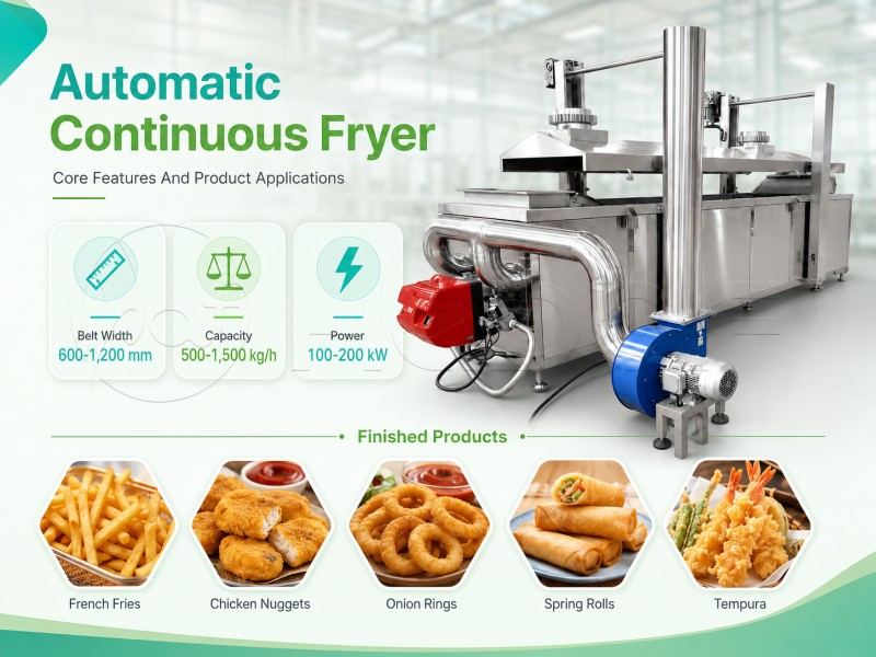 Automatic Continuous Fryer